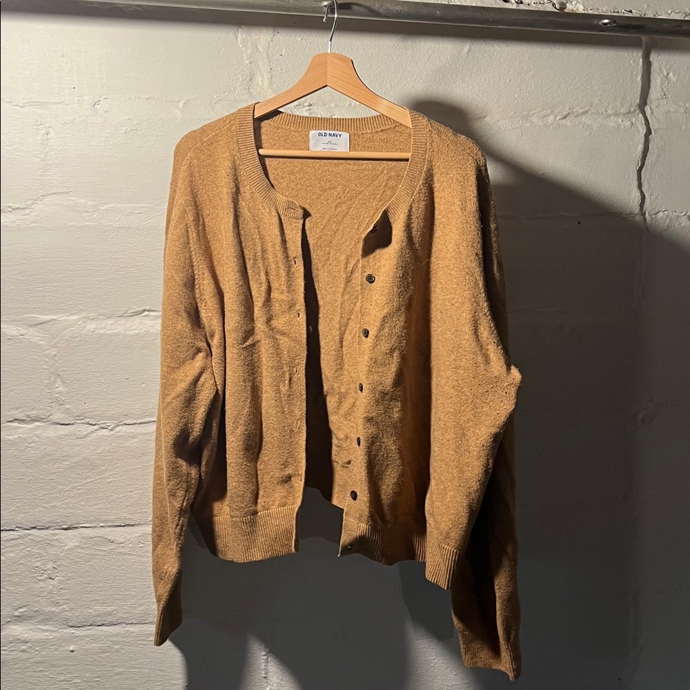 Old Navy tan cardigan women’s XXL